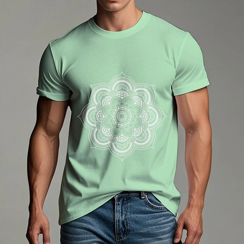 Olivenorma Mandala Lotus T-Shirt