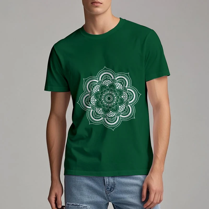 Olivenorma Mandala Lotus T-Shirt