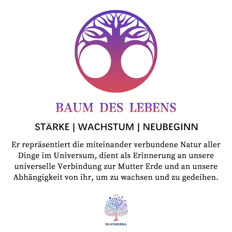 T-Shirt mit Olivenorma -Logo und „Baum des Lebens“-Aufdruck