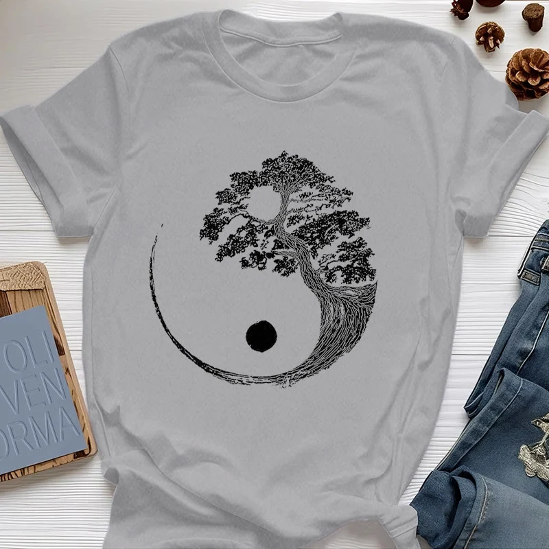 Olivenorma Yin Yang Bonsai Baum T-Shirt