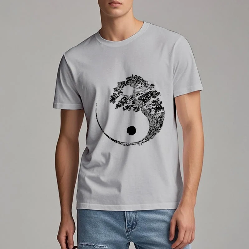 Olivenorma Yin Yang Bonsai Baum T-Shirt