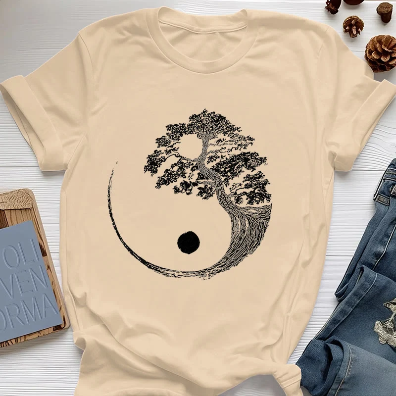 Olivenorma Yin Yang Bonsai Baum T-Shirt