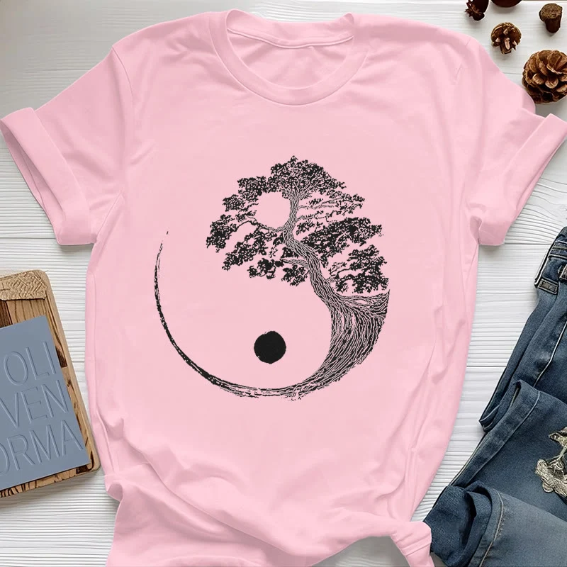 Olivenorma Yin Yang Bonsai Baum T-Shirt