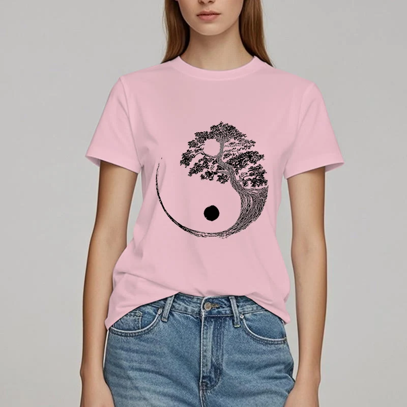 Olivenorma Yin Yang Bonsai Baum T-Shirt