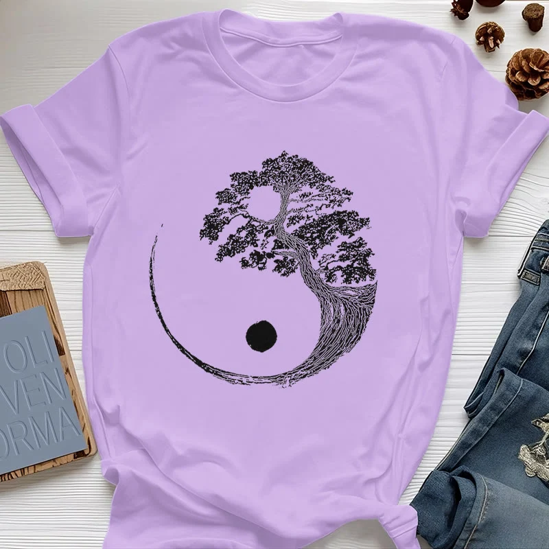 Olivenorma Yin Yang Bonsai Baum T-Shirt