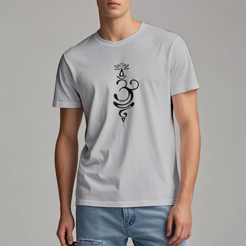 Olivenorma OM Lotus Chakra Symbol T-Shirt