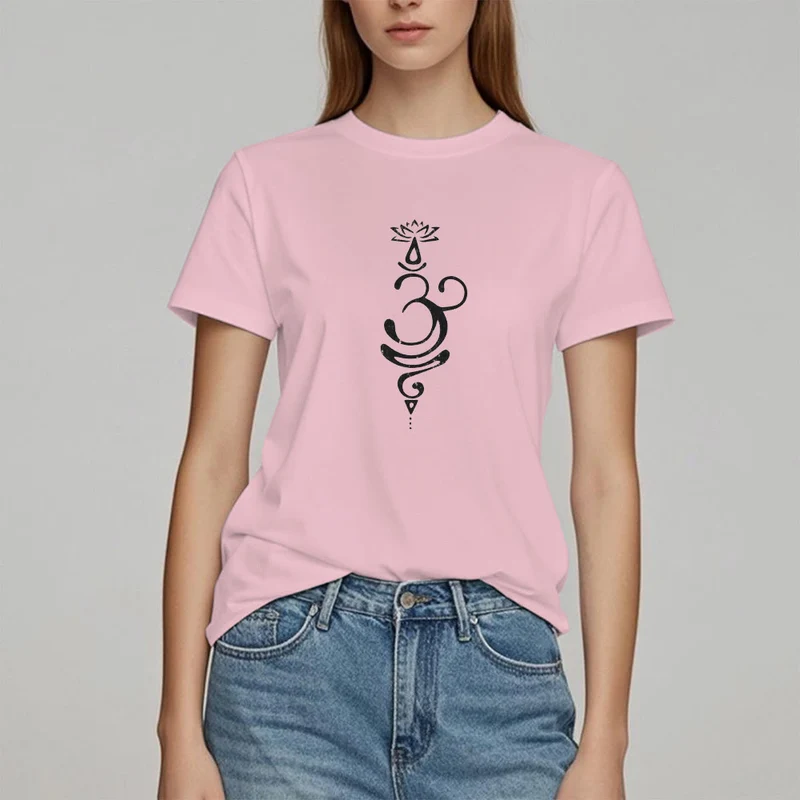 Olivenorma OM Lotus Chakra Symbol T-Shirt