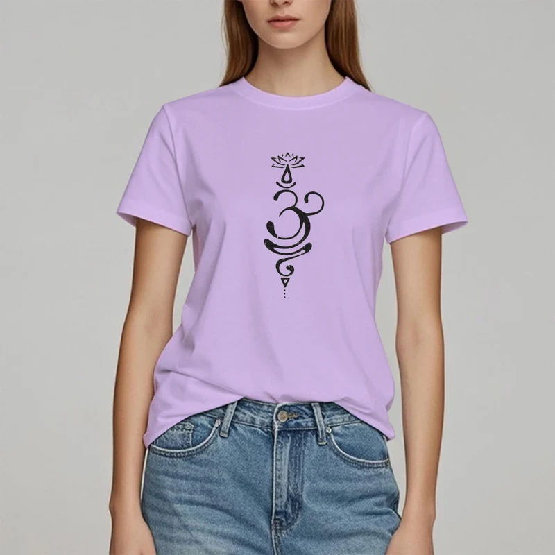 Olivenorma OM Lotus Chakra Symbol T-Shirt