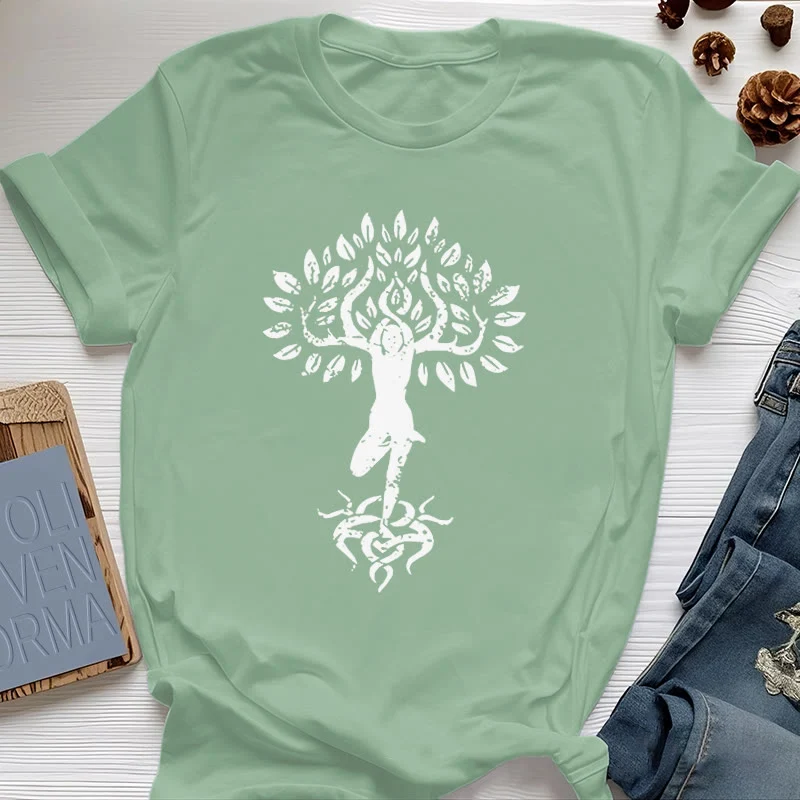 Olivenorma Blume Zen Baum T-Shirt