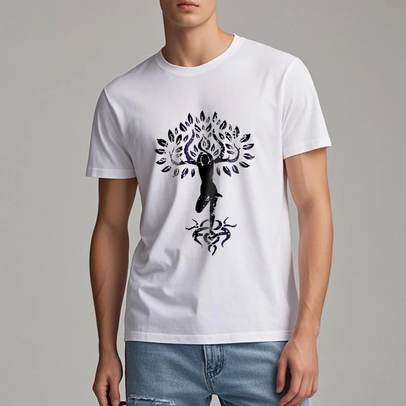 Olivenorma Blume Zen Baum T-Shirt