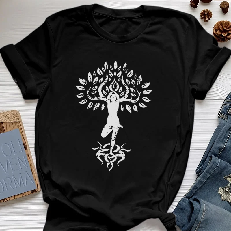 Olivenorma Blume Zen Baum T-Shirt