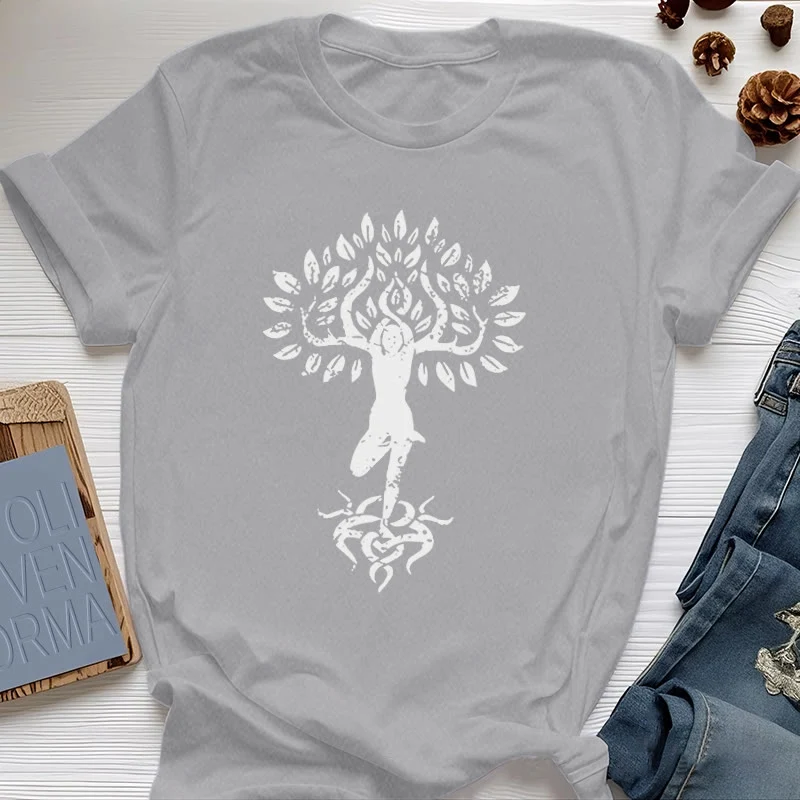 Olivenorma Blume Zen Baum T-Shirt