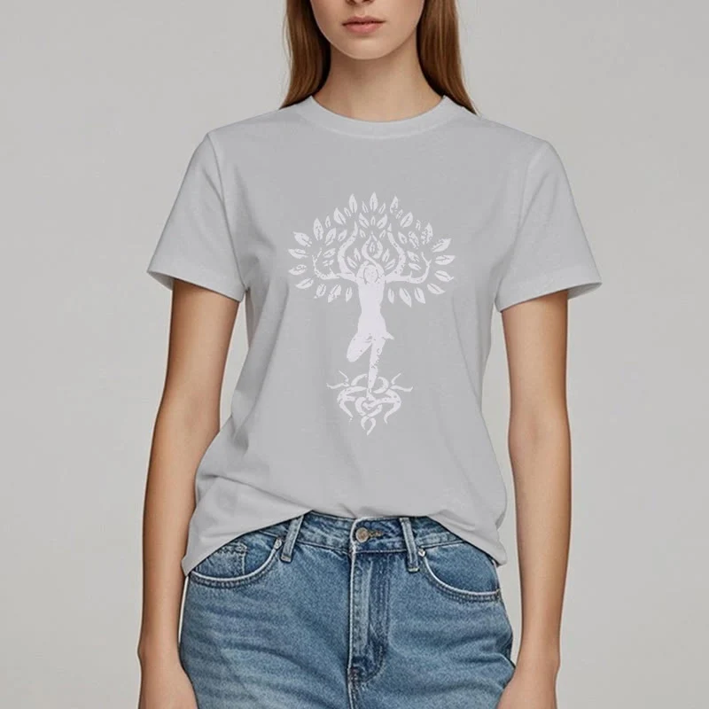 Olivenorma Blume Zen Baum T-Shirt