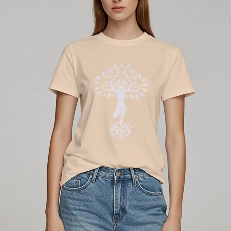 Olivenorma Blume Zen Baum T-Shirt