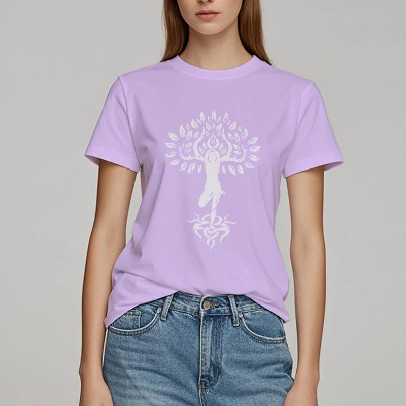 Olivenorma Blume Zen Baum T-Shirt