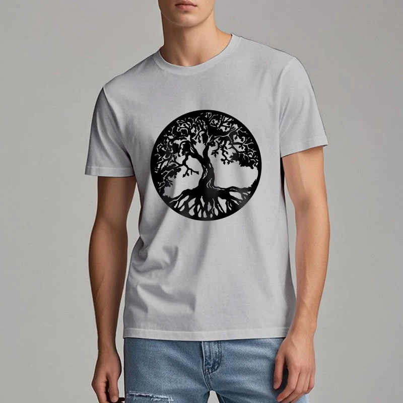 Olivenorma Kreis Baum des Lebens T-Shirt