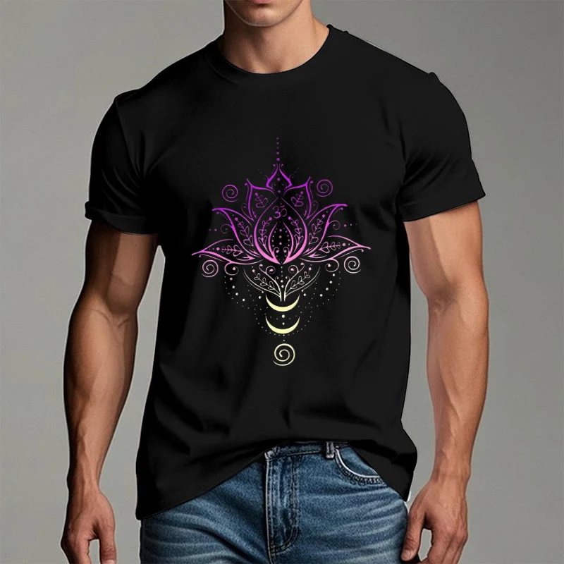 Olivenorma OM Lotusblumen-T-Shirt