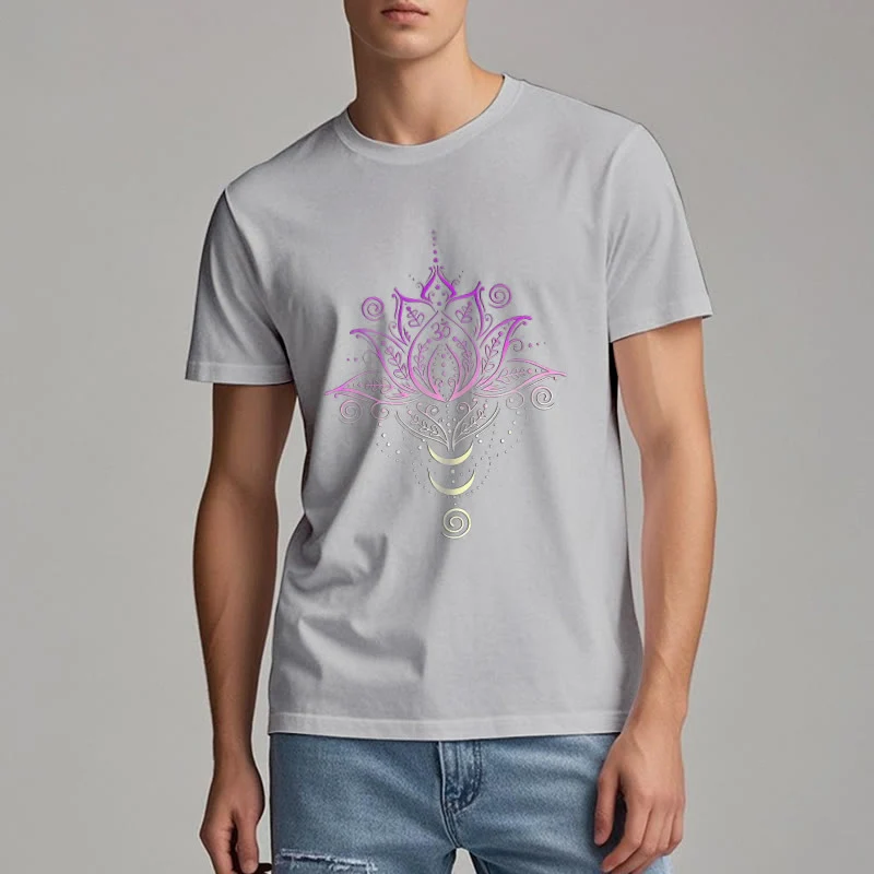 Olivenorma OM Lotusblumen-T-Shirt