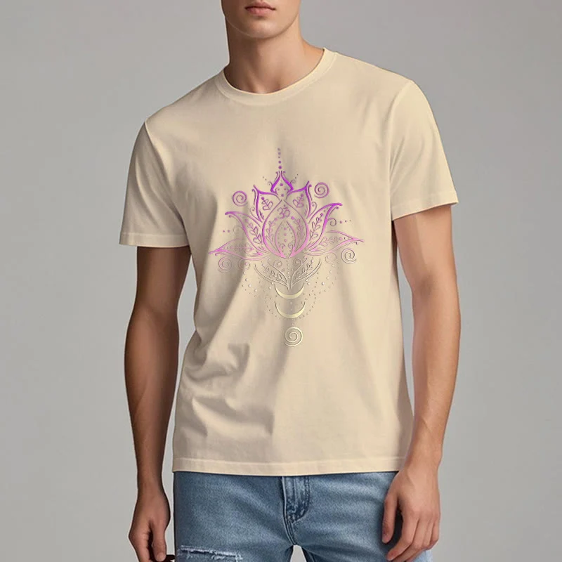 Olivenorma OM Lotusblumen-T-Shirt