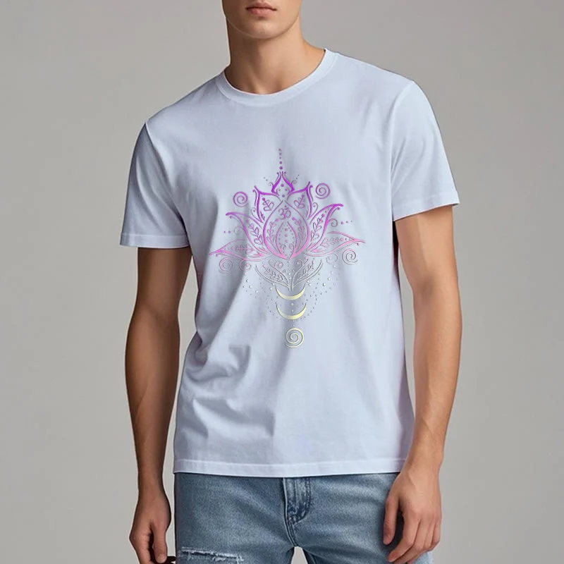 Olivenorma OM Lotusblumen-T-Shirt