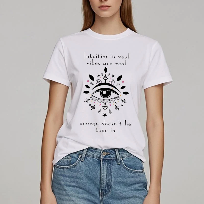 Olivenorma Intuition Böser Blick Design T-Shirt