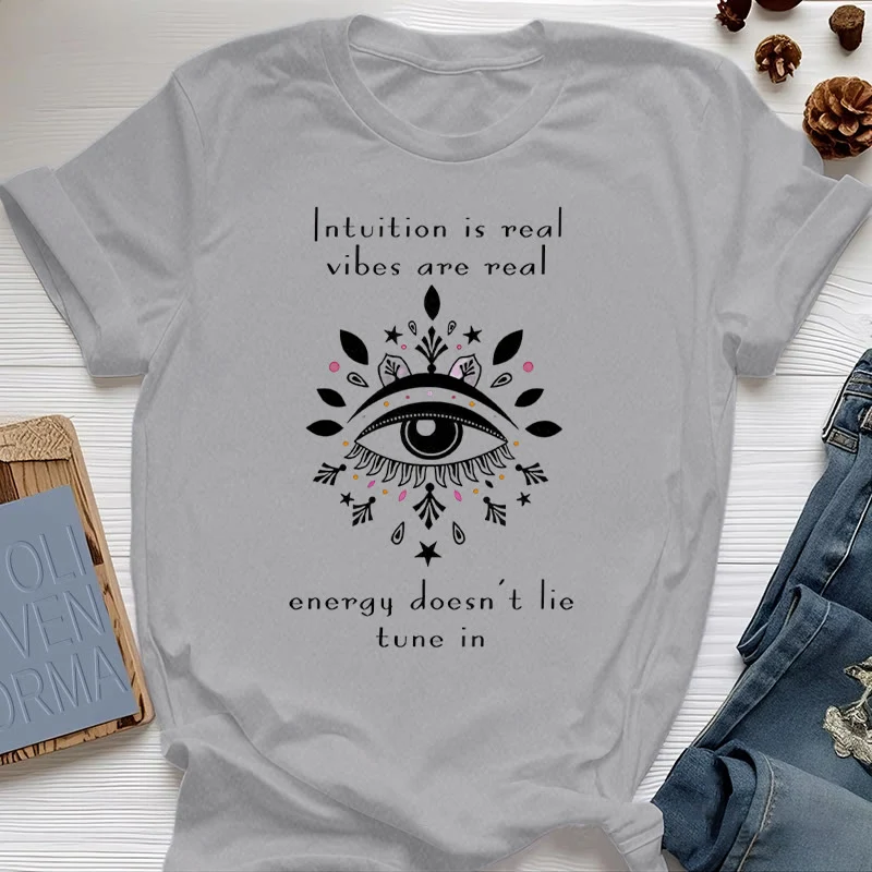 Olivenorma Intuition Böser Blick Design T-Shirt