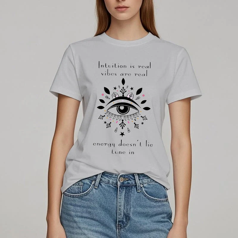 Olivenorma Intuition Böser Blick Design T-Shirt