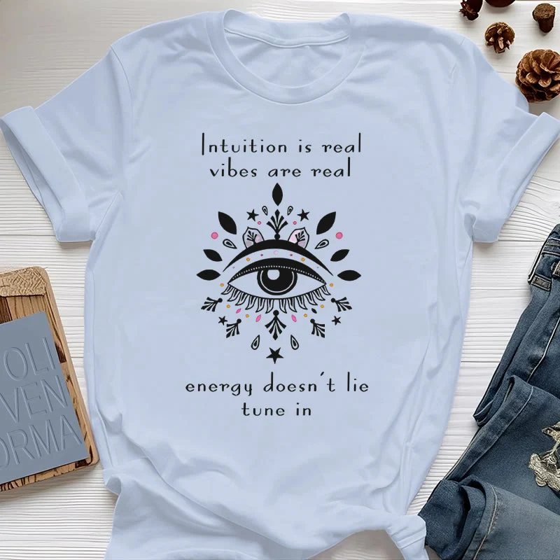 Olivenorma Intuition Böser Blick Design T-Shirt