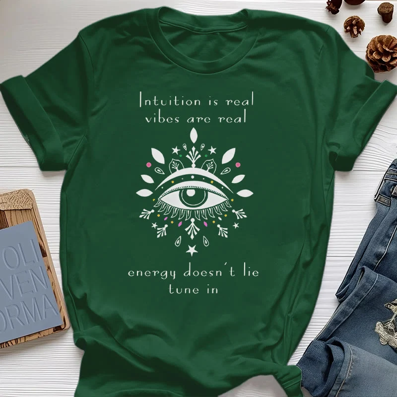Olivenorma Intuition Böser Blick Design T-Shirt