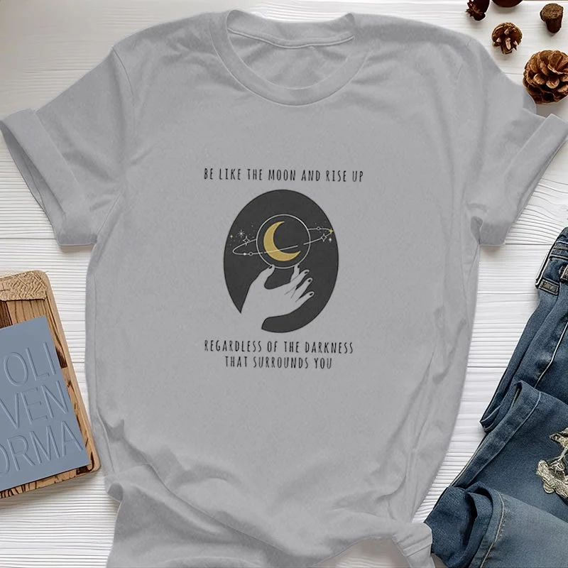 Olivenorma – T-Shirt „Sei wie der Mond“