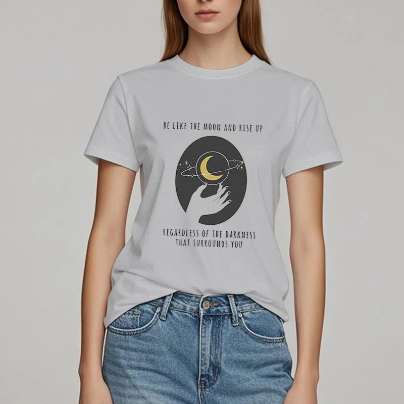 Olivenorma – T-Shirt „Sei wie der Mond“