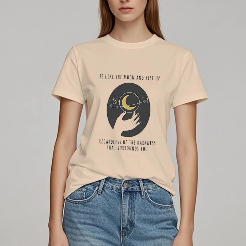 Olivenorma – T-Shirt „Sei wie der Mond“