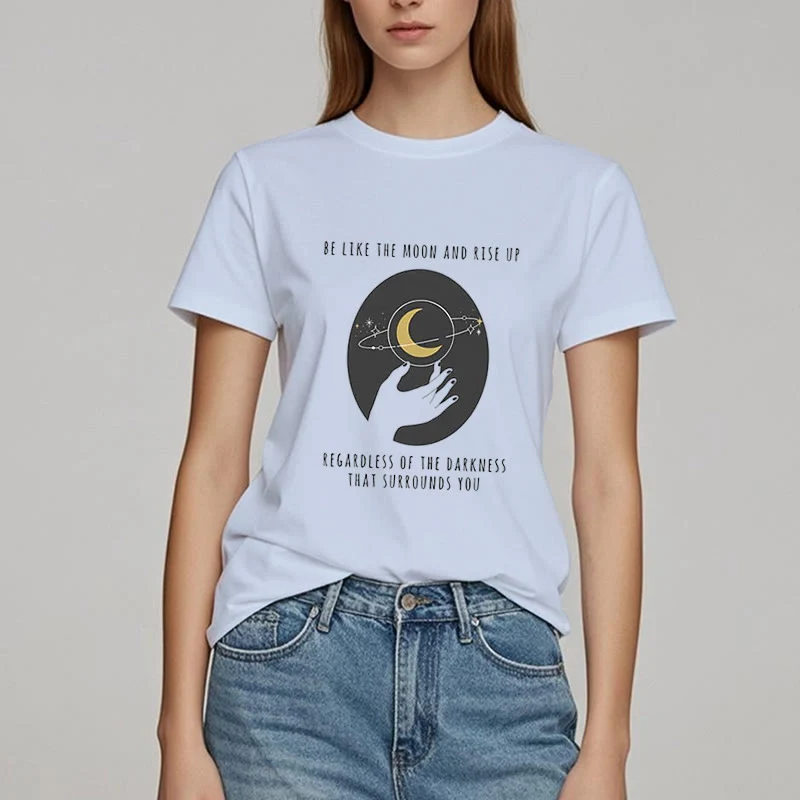 Olivenorma – T-Shirt „Sei wie der Mond“
