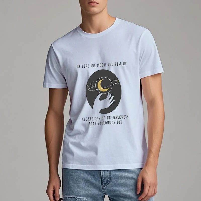 Olivenorma – T-Shirt „Sei wie der Mond“
