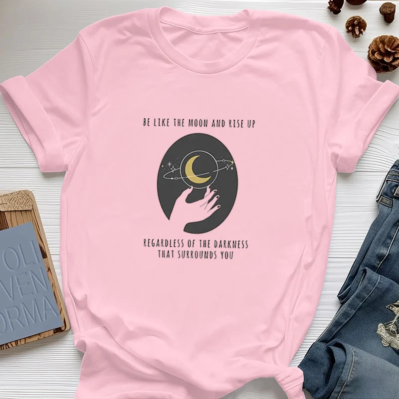 Olivenorma – T-Shirt „Sei wie der Mond“