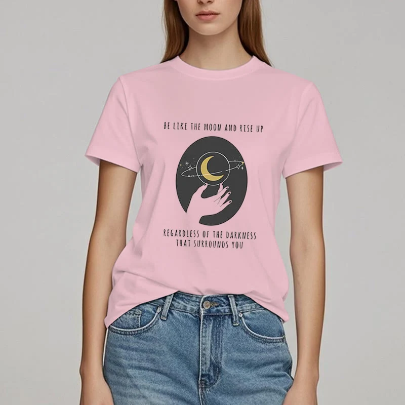 Olivenorma – T-Shirt „Sei wie der Mond“