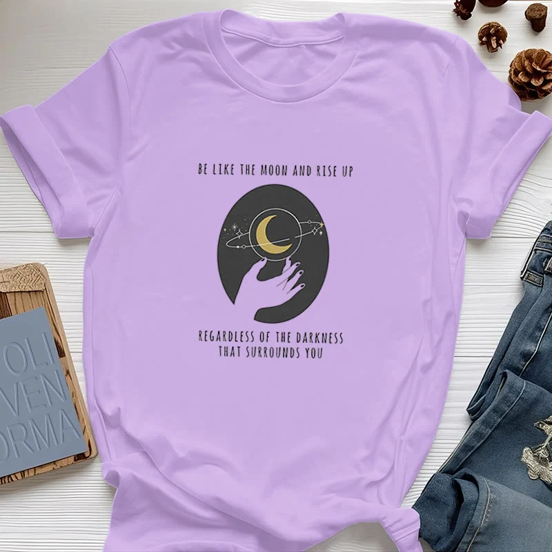 Olivenorma – T-Shirt „Sei wie der Mond“