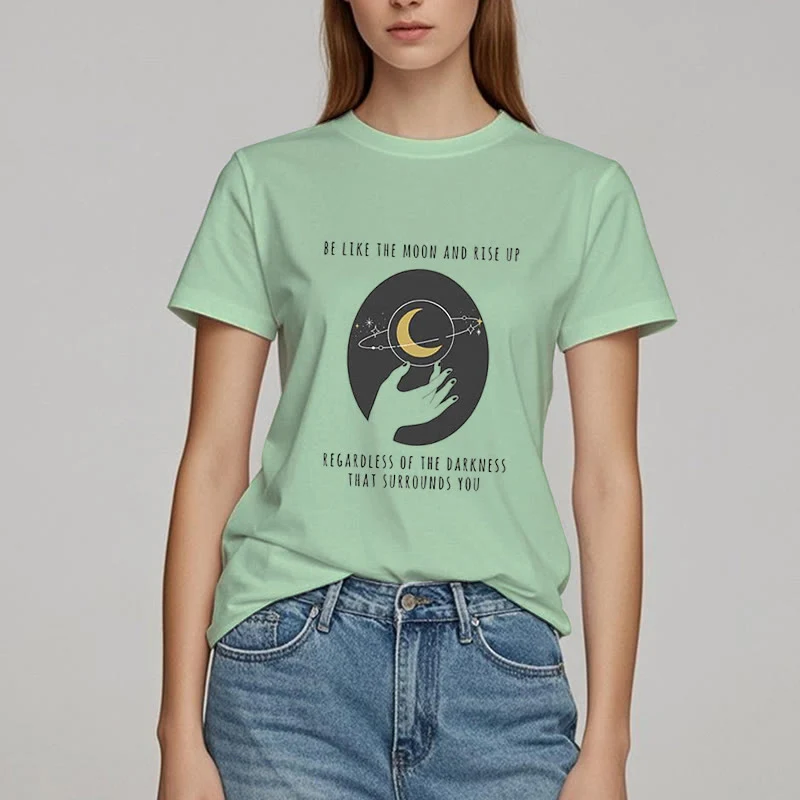 Olivenorma – T-Shirt „Sei wie der Mond“