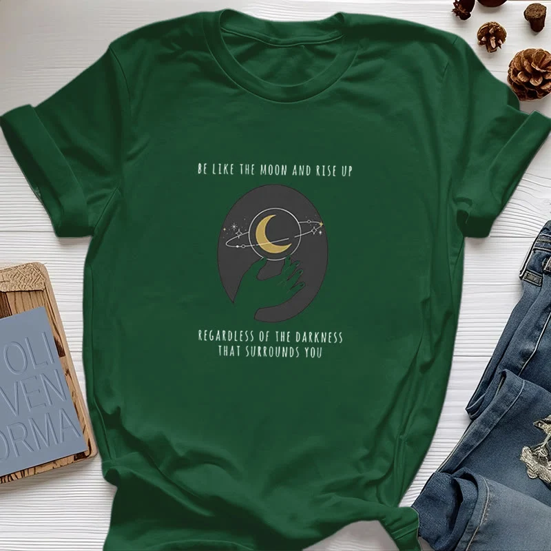 Olivenorma – T-Shirt „Sei wie der Mond“