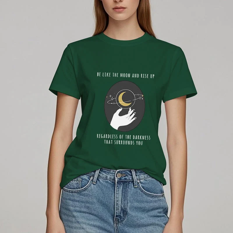 Olivenorma – T-Shirt „Sei wie der Mond“