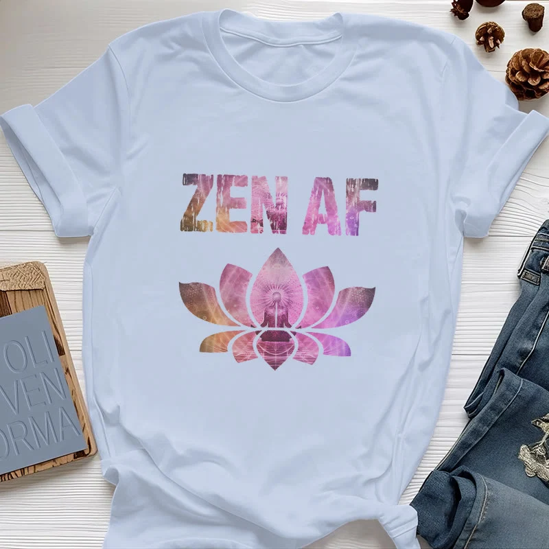 Olivenorma Zen AF Yoga Lotus T-Shirt