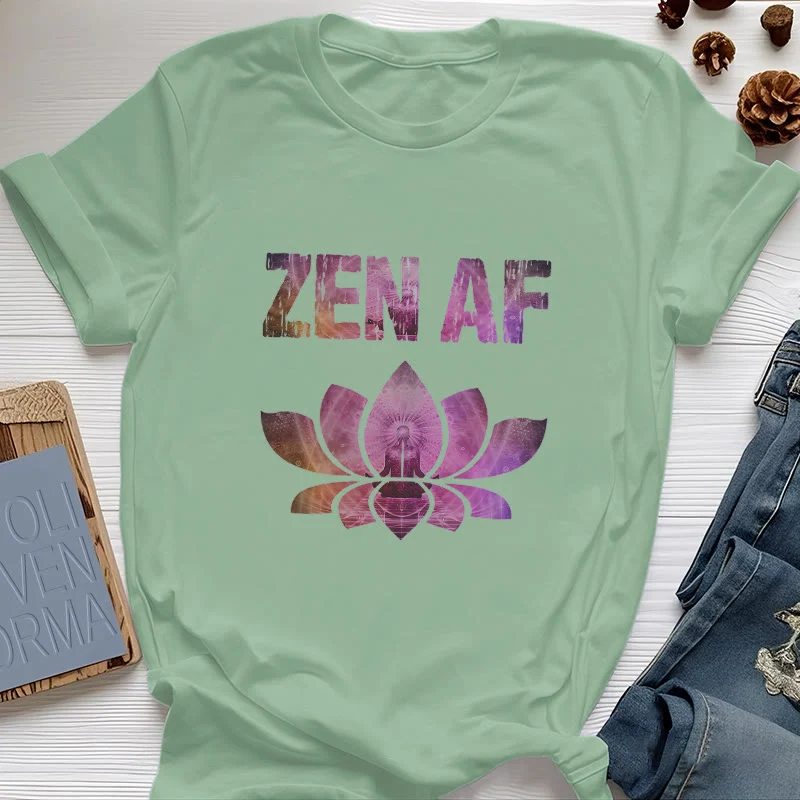 Olivenorma Zen AF Yoga Lotus T-Shirt