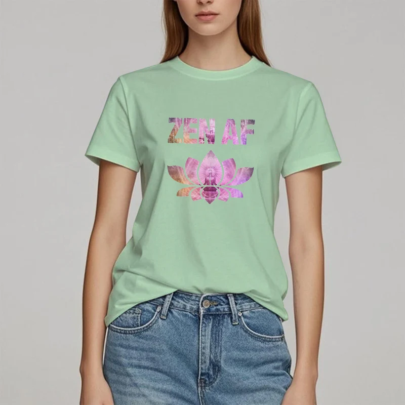 Olivenorma Zen AF Yoga Lotus T-Shirt