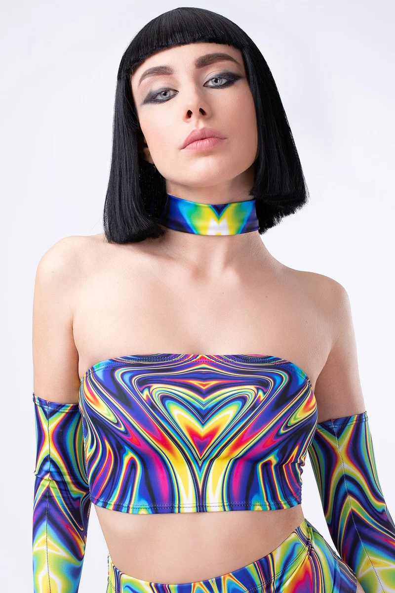 Jaded Liquid Tube Top