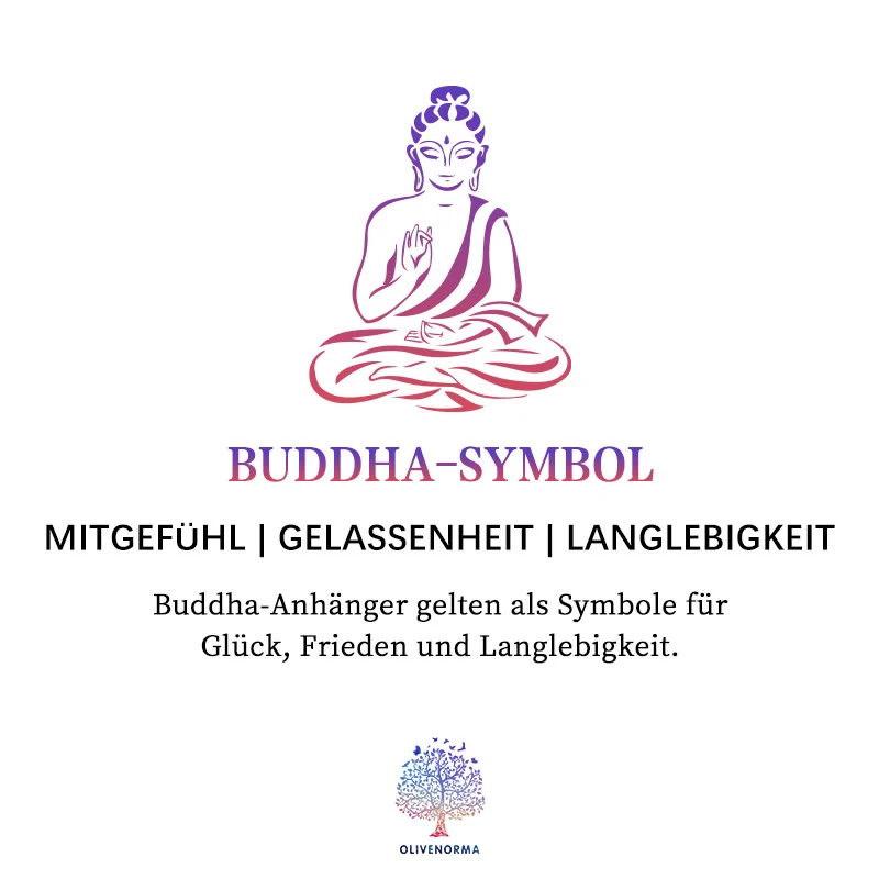 Olivenorma T-Shirt mit Meditationsmotiv, Hamsa, Buddha und Lotus