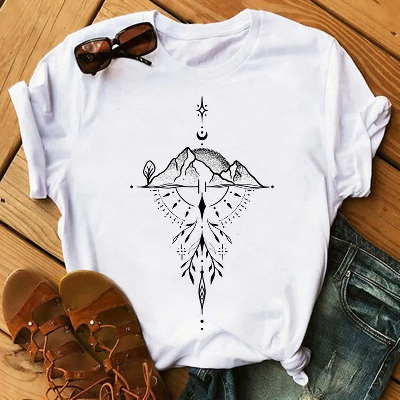 Olivenorma – Inspirierende Baumwoll-T-Shirts mit Tarot-Print