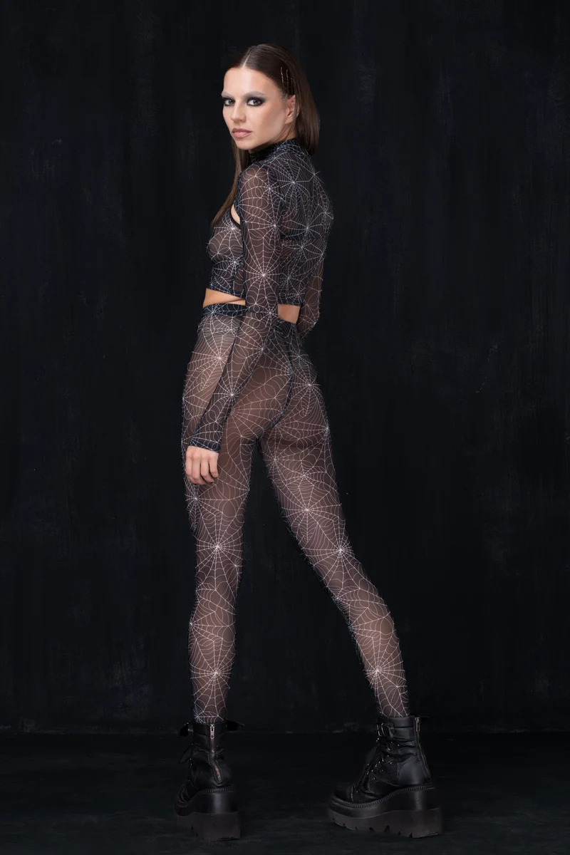 The Webs U Weave Mesh Leggings