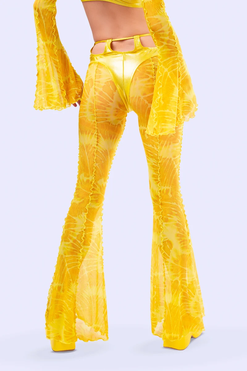 Buttercup Bikini Bell Bottom Pants Set