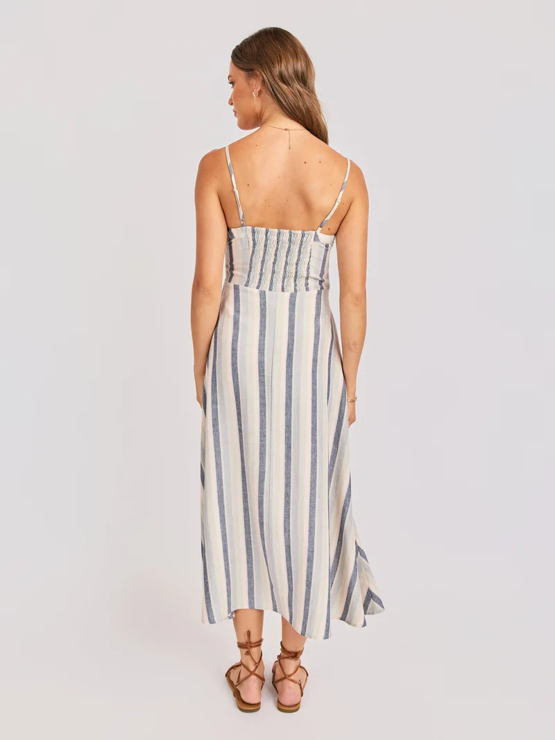 Sweetgrass Stripe Midi Dress