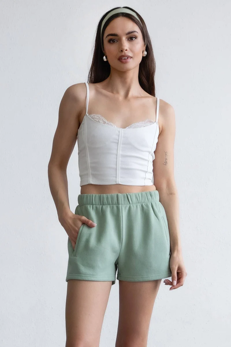 Momo Plush Fleece Shorts